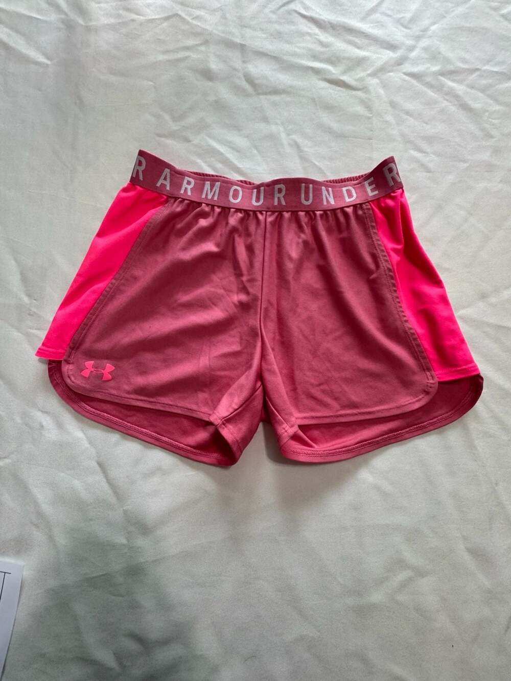 Under Armour Pink Barbiecore Running Shorts Hot Girl Walk Small
